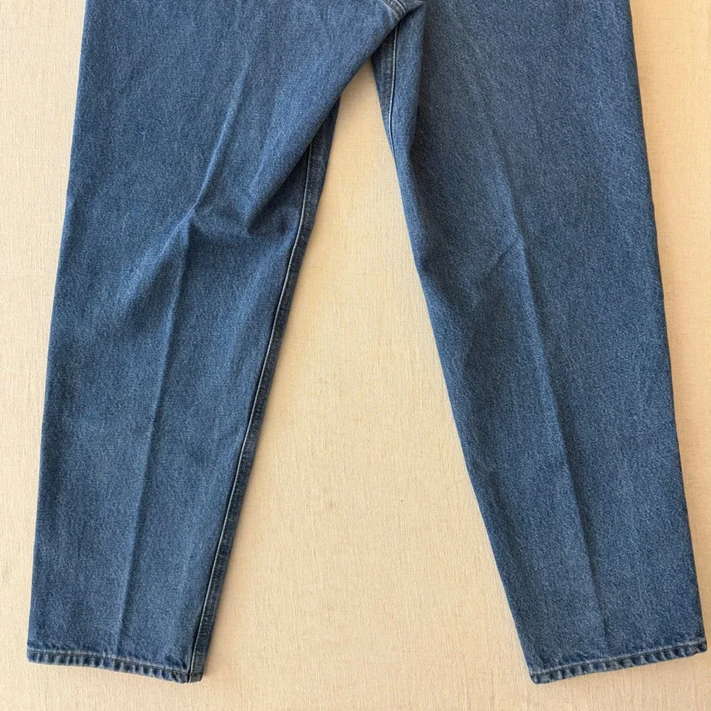 Carhartt B17 DST Relaxed Fit Jeans Mens 38x32 Blue Dark Stone Denim Workwear